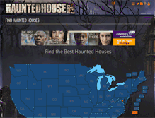 Tablet Screenshot of hauntedhouse.com